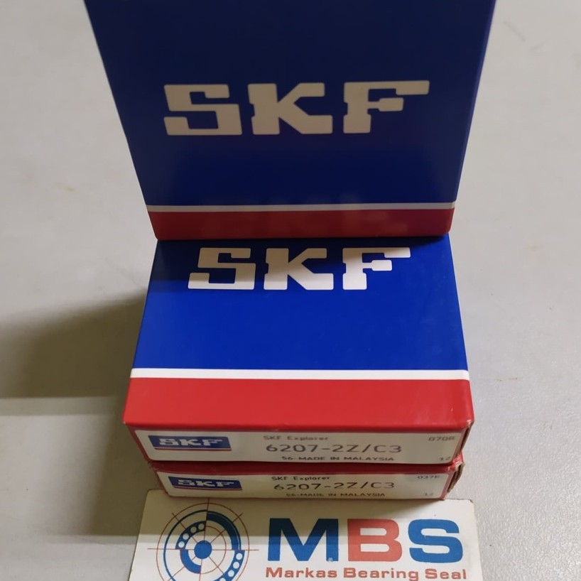 BEARING 6207 2Z C3 ORIGINAL SKF BRAND 6207 ZZ C3