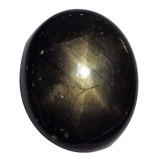 พลอย สตาร์ แซฟไฟร์ ธรรมชาติ แท้ ( Natural Black Star Sapphire ) หนัก 8.27 กะรัต