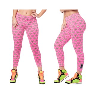 Zumba Luck High Waisted Crop Leggings (กางเกงเลคกิ้งออกกำลังกายซุมบ้าและโยคะ)