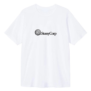 [S-5XL] Stussy Stussy เสื้อยืดลําลอง แขนสั้น คอกลม สีดํา สีขาว แฟชั่นฤดูร้อน สําหรับผู้ชาย 1904549