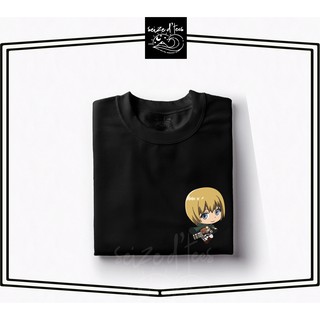 โจมตีไททัน AOT Armin chibi อะนิเมะแรงบันดาลใจ Tees Unisex Tshirt สําหรับผู้ชายและผู้หญิง - ยึด  S!x