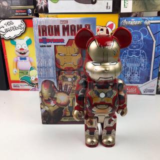 ฟิกเกอร์ Bearbrick Marvels Captain American Deadpool Iron Man Suicide Squad Venom Bearbrick ขนาด 28 ซม. 400% สไตล์สร้างสรรค์สําหรับเด็ก