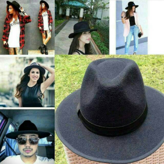 FEDORA HAT ใบกว้าง**