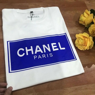 [100% Cotton]Chane1 เสื้อยืด คอกลม แขนสั้น ผ้าฝ้ายแท้ พิมพ์ลายโลโก้ ป้ายแท็ก สไตล์เดียวกัน แฟชั่นสําหรับผู้ชาย และผู้หญิ