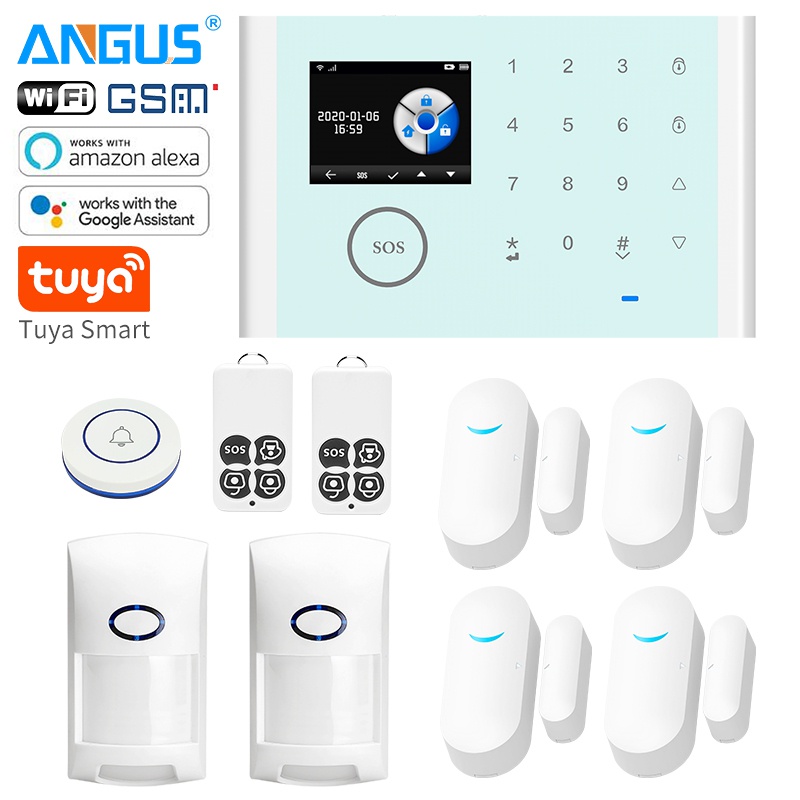 安检器Angus home WiFi alarm g103 anti theft alarm system ackage 433mhzgsm ...