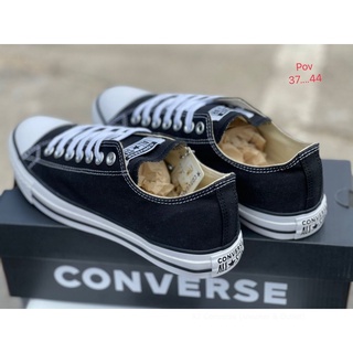 All Star Classic Black สีดำ🖤คอลเลคชั่นใหม่ 🔥ขายดี🔥 ✅สินค้าพร้อมกล่อง มีเก็บปลายทาง