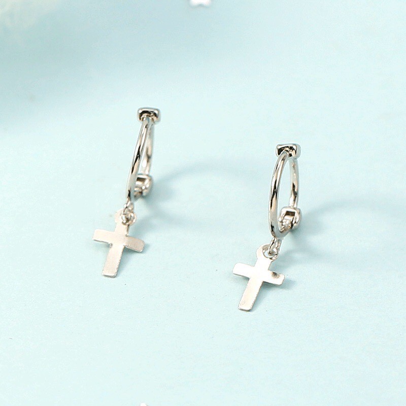 (กรอกโค้ด YAQ6E ลด 60.-) earika.earrings - ต่างหูเงินแท้ S92.5 (เจาะ/หนีบ) เหมาะสำหรับคนแพ้ง่าย-คอลเลคชั่นกลางเดือนกันย