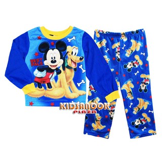 MK1063 ชุดนอน Mickey Mouse ผ้า cotton (สำหรับเด็กอายุ 12 เดือน) ผ้ายืด เนื้อดี ใส่สบาย