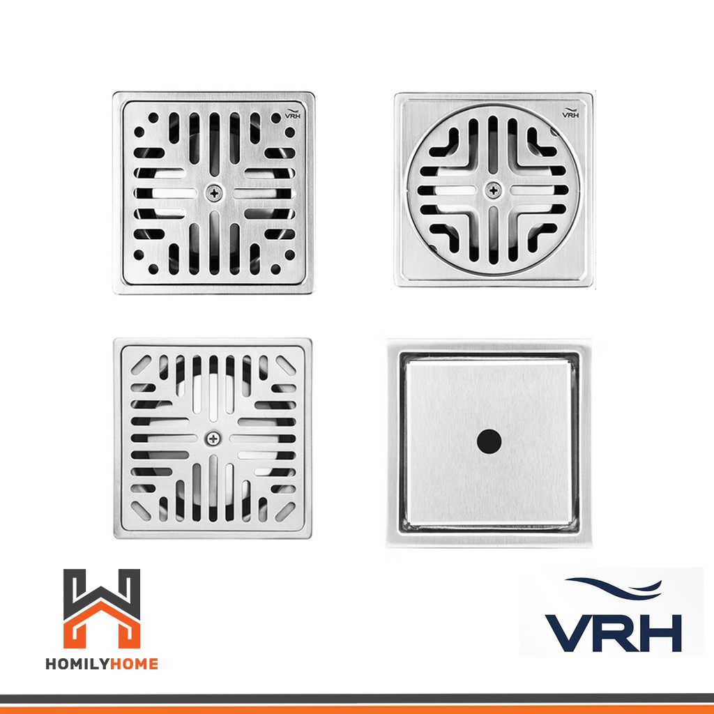 VRH ตะแกรงกันกลิ่น กันแมลง 4 นิ้ว ตะแกรงน้ำทิ้ง ท่อน้ำทิ้ง FUVHU- W001AS W002AS W002FS F002AS W001BS