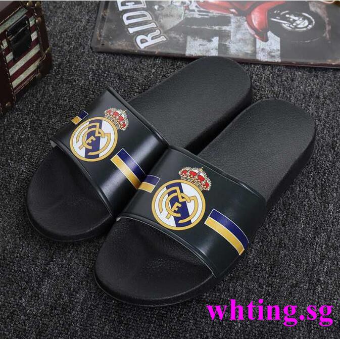 สินค้าพร้อมLFC Manchester MC MU Liverpool FC Football Team LOGO Slippers Chelsea AS Team LOGO Club LOGO Casual Slippers YNWA