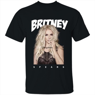 เสื้อยืดโอเวอร์ไซส์ใหม่ เสื้อยืดผ้าฝ้าย 100% พิมพ์ลาย Britney Spears Princess Of Pop Ccgfoe24Anpkjn27 สีดํา สไตล์วินเทจ