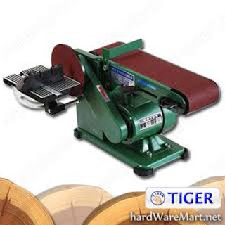 เครื่องขัดกระดาษทรายสายพาน 1/3Hp. TIGER TBD-46 belt discsander ไทเกอร์