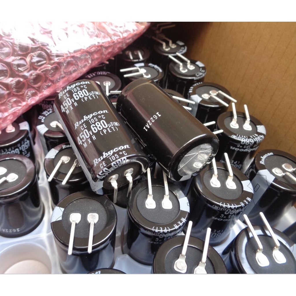 Rubycon Capacitor 680uF 450V - ของแท้
