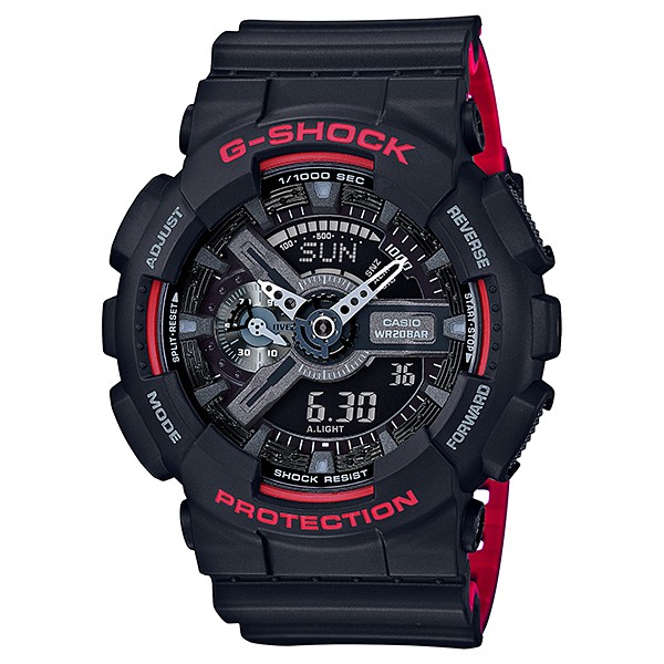 นาฬิกา Casio G-Shock Limited Heritage Black &amp; Red (HR) series รุ่น GA-110HR-1A ของแท้ รับประกัน1ปี