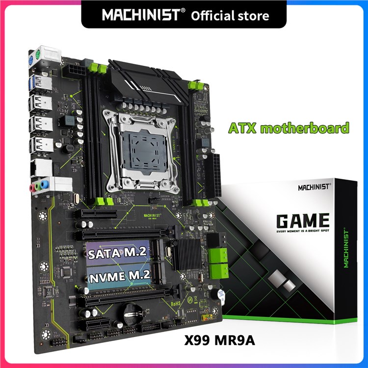 Machinist X99 Motherboard Support LGA 2011-3 Xeon E5 V3 V4 CPU ...