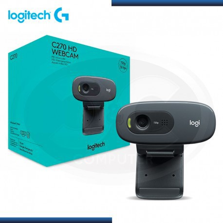 Logitech C270 กล้องเว็บแคม HD 720P Webcam [ของแท้100%] ประกัน 2ปี