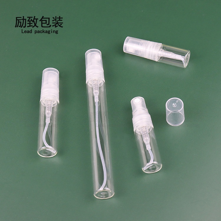 พร้อมส่ง ขวดแก้วน้ําหอม ทรงสี่เหลี่ยม ขนาดพกพา พร้อมหัวสเปรย์ 3 มล.