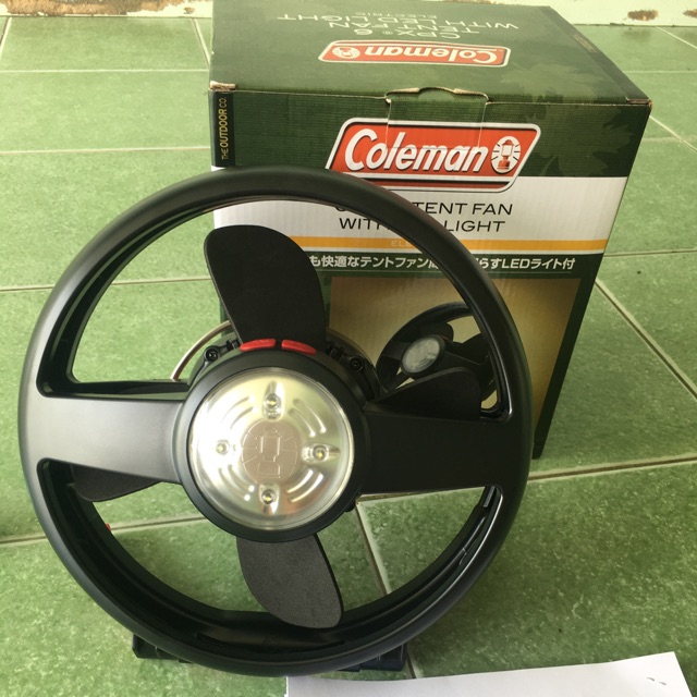 Coleman cpx6 Tent fan with led light