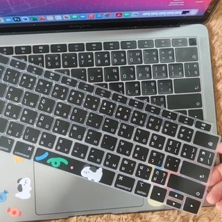 พร้อมส่ง🇹🇭ซิลิโคนคีย์บอร์ด สำหรับMacBook Air/Pro ไทย-อังกฤษ silicone Keyboard for macbook แผ่นซิลิโคนคีย์บอร์ดแมคบุ๊ค