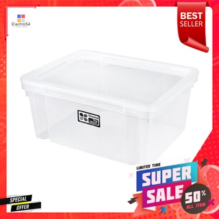 กล่องฝาปิด SN 517 27x21x13 ซม. สีขาวSTORAGE BOX WITH LID SN 517 27X21X13CM WHITE