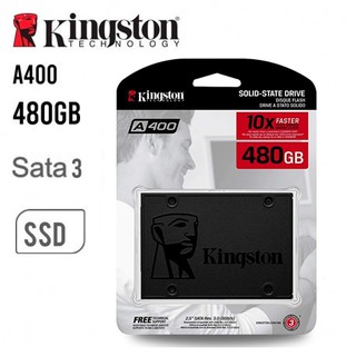 480 GB SSD (เอสเอสดี) Kingston A400 ( SA400S37/480G ) รับประกัน 3 - Y