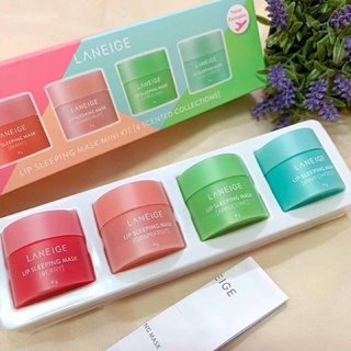 เซต LANEIGE Lip Sleeping Mask Mini Kit (4 Scented Collections) 8g x 4 กระปุก