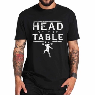 เสื้อยืดโอเวอร์ไซส์GILDAN 【Chic Tops】เสื้อยืดผ้าฝ้าย 100% พิมพ์ลาย Head Of The Desk Roman Reigns Wwe-Def Rebel Cool Hips