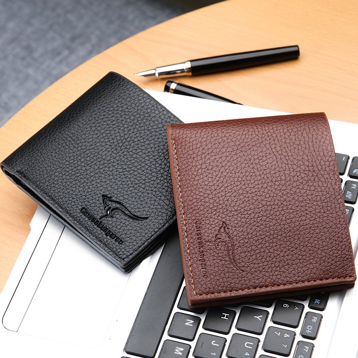 Korean KD M97 กระเป๋าผู้ชาย กระเป๋าสตางค์ ผลิตจากหนังPU พร้อมส่ง