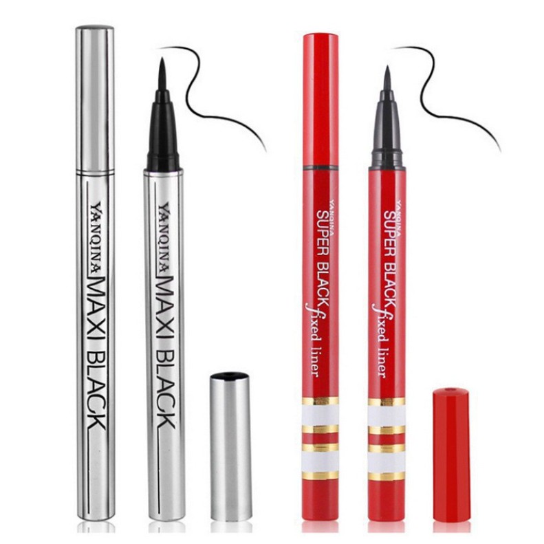 [COD] YANQINA ปากกาอายไลเนอร์ สีดำ กันน้ำ