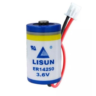 ER14250แบตเตอรี่ลิเธียม3.6V 1/2AAพร้อมปลั๊ก14250