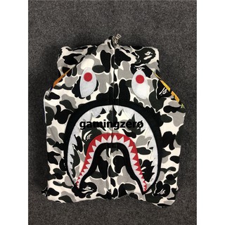 [พรีออเดอร์] BAPE Kyoto City Camo Shark Full-Zip Hoodie