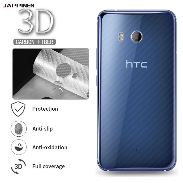 HTC Desire 10 Pro /10 /10 Life style /U11 /U11 Plus /U12 Plus /U Play /U Ultra กันรอยหลังเคฟล่า