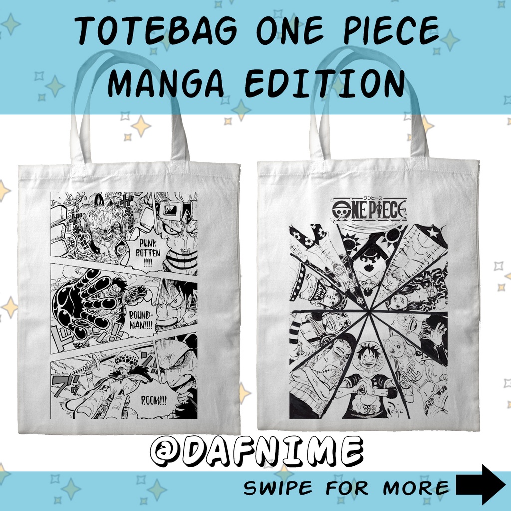 ONE PIECE MANGA EDITION ANIME TOTEBAG