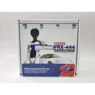 FERRIS FRX-444 ปรีแอมป์รถยนต์ ปรี แอมป์ 4 แบนด์ เครื่องเสียงรถยนต์ ปรับแยกเสียงซับอิสระ ปรับถี่ เบส หนัก เสียง แหลม กลาง