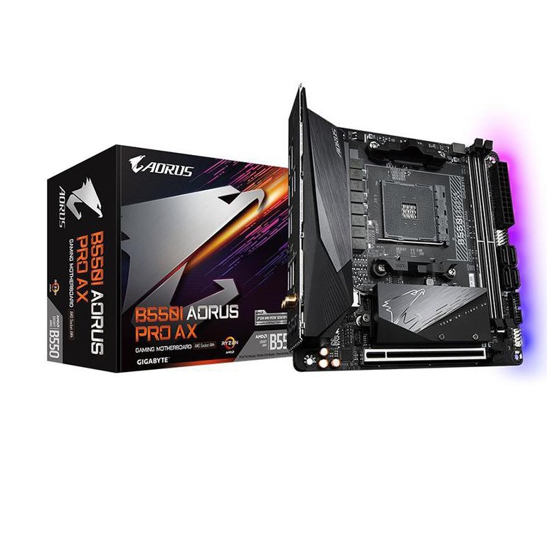 GIGABYTE MOTHER BOARD B550I AORUS PRO AX Model : GA_B550I_AORUS_PRO_AX