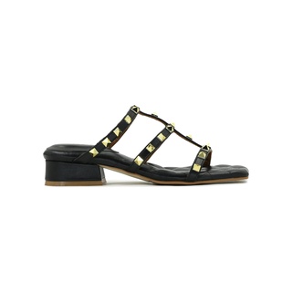 SHU PALETTE SOFT 1" ROCKSTUDS SLIDES SANDALS - BLACK รองเท้าแตะ