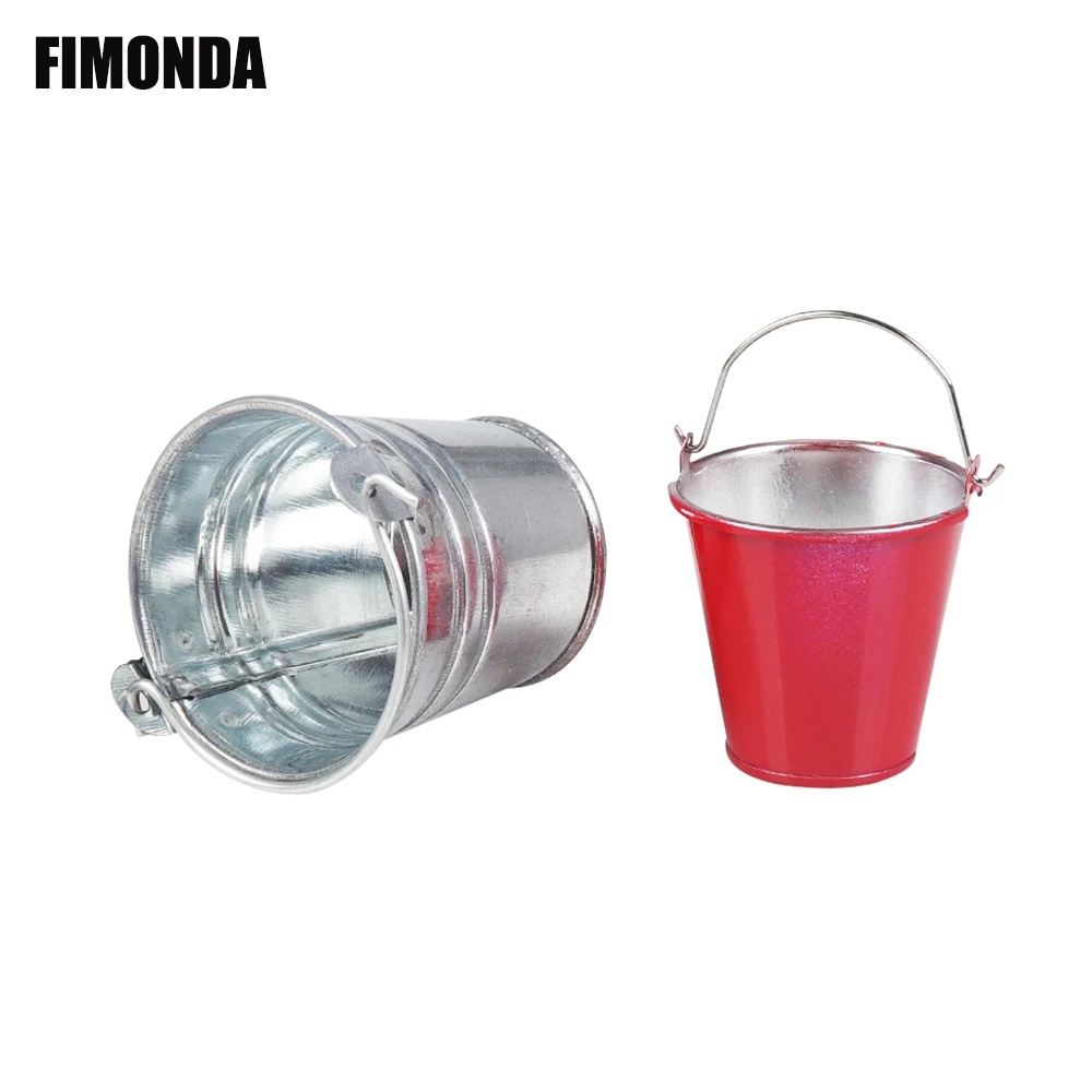 ถังโลหะ ขนาดเล็ก สเกล 1/10 อุปกรณ์เสริม สําหรับรถบังคับ Axial SCX10 Traxxas TRX4 Tamiya CC01 RC4WD D90 TF2