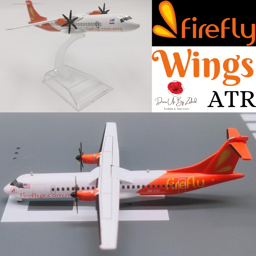 🎁 FireFly Boeing B737-800 16cm โมเดลเครื่องบิน Die Cast || แมลงวันไฟ Wings Atr 72 || ฟ็อกเกอร์หิ่งห้อย 72-600