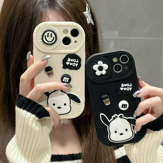 💕พร้อมส่ง💕iPhone 14 13 12 11 Pro Max เคส for เคสไอโฟน11น่ารัก บางเบาพกพาง่าย ลูกสุนัข เรียบง่าย Case