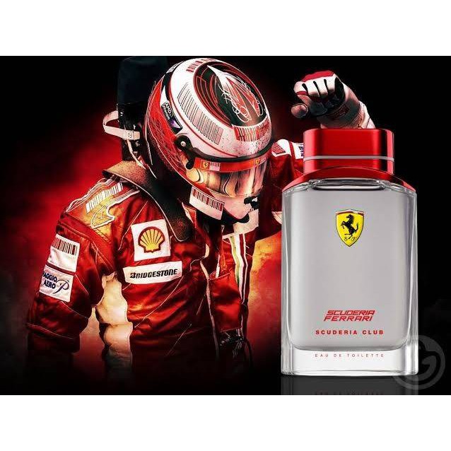 น้ำหอม Ferrari Scuderia Club EDT 125ml.  กล่องซีล ของแท้ 100% รับประกัน