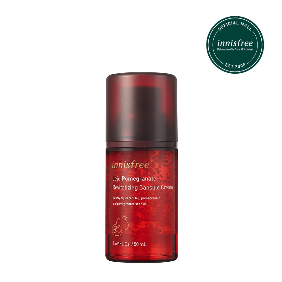 innisfree Jeju pomegranate revitalizing capsule cream (50ml) อินนิสฟรี ทับทิม แคปซูล ครีม
