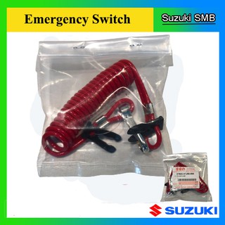 ก้ามปู สายสวิทช์ฉุกเฉิน Emergency Switch สำหรับ Outboard เครื่องยนต์เรือ ยี่ห้อ Suzuki แท้ศูนย์