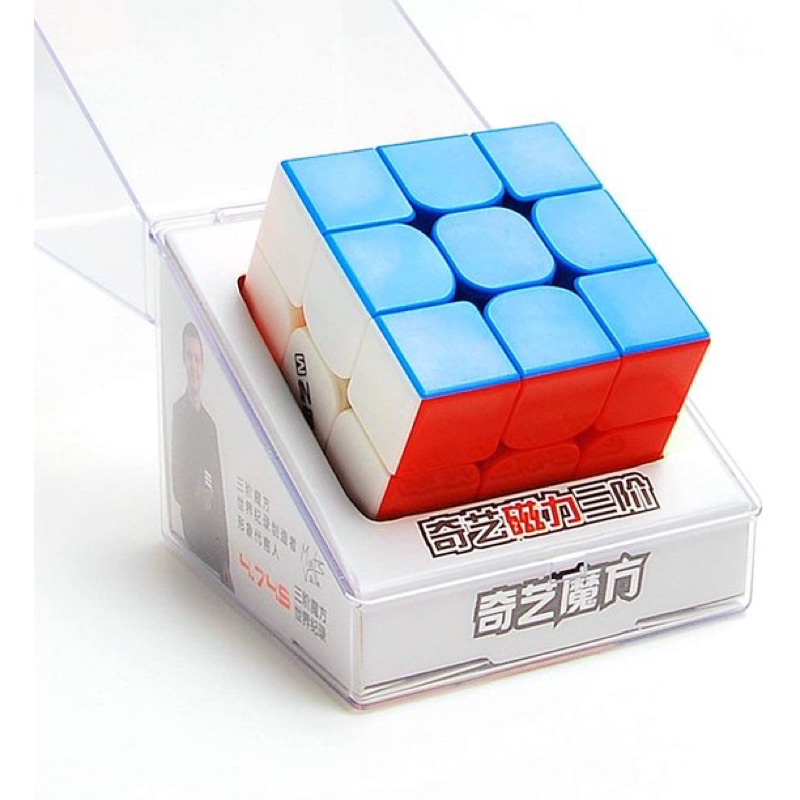 Rubik 3x3 Rubik QiYi MS 3x3x3 พร้อมแม่เหล็ก - ลูกบาศก์รูบิคของแท้ราคาถูก