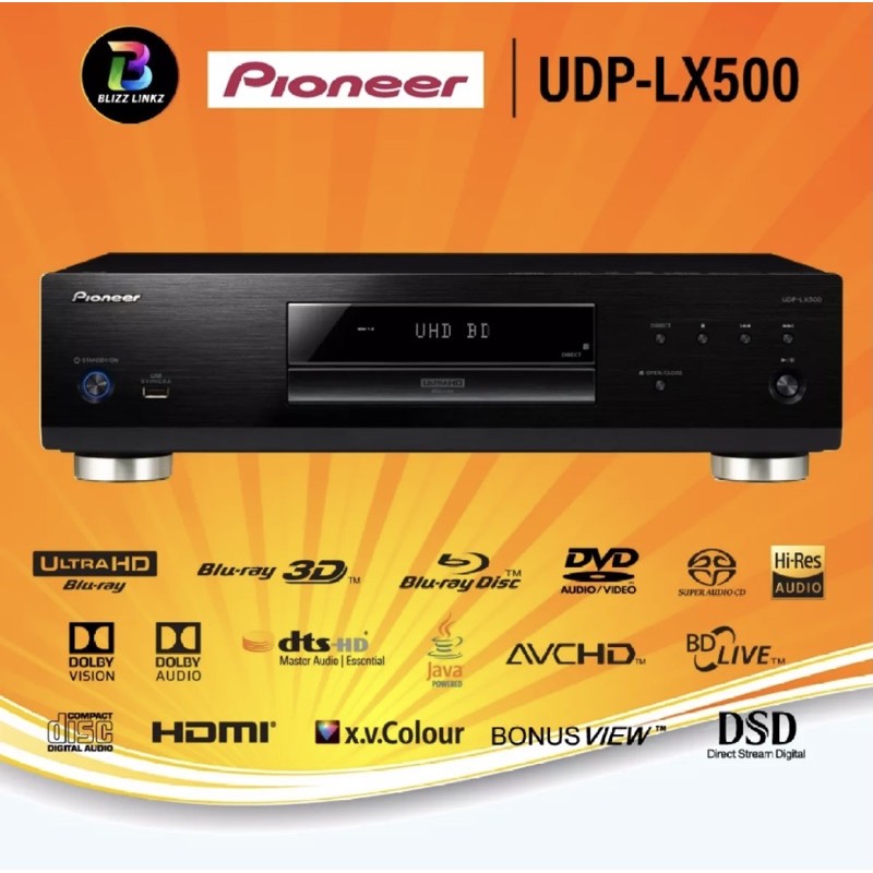 Pioneerเครื่องเล่นบลูเรย์UPD-LX500