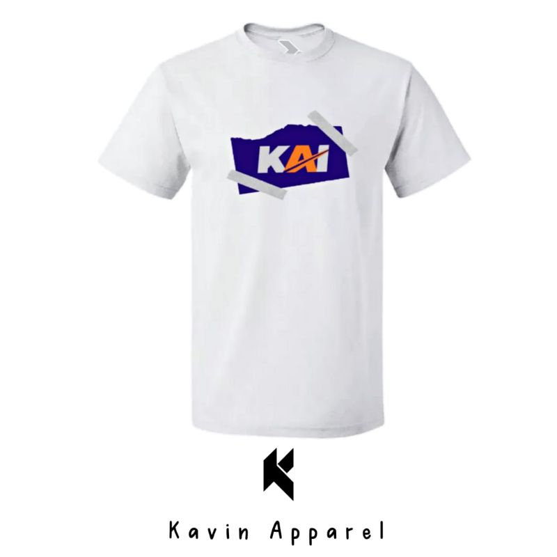 เสื้อยืดรถไฟ LOCOMOTIVE T-SHIRT LOGO PT. Indonesian TRAINER KAI BUMN โดย KAVIN APPAREL RAILFANS