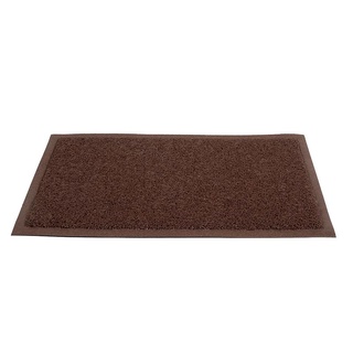 พรมทางเข้าไม่พิมพ์ลาย รุ่น MJ4060-BN ขนาด 40 x 60 ซม. สีน้ำตาล พรมเช็ดเท้า Unprinted Entrance Rug, Model MJ4060-BN, Size