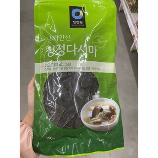 สาหร่ายคอมบุ สาหร่ายทะเล อบแห้ง ตรา ชองจองวอน 150g. Kelp Dashima ) ( Chung Jung One Brand )