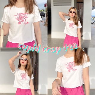 เสื้อครอป Cupid Crop Tee 💘 (พร้อมส่ง!)