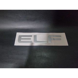 สติ้กเก้อELF ติดแผงหน้าด้านขวา (สีเทา)-ขนาดประมาณ22×5.8ซม