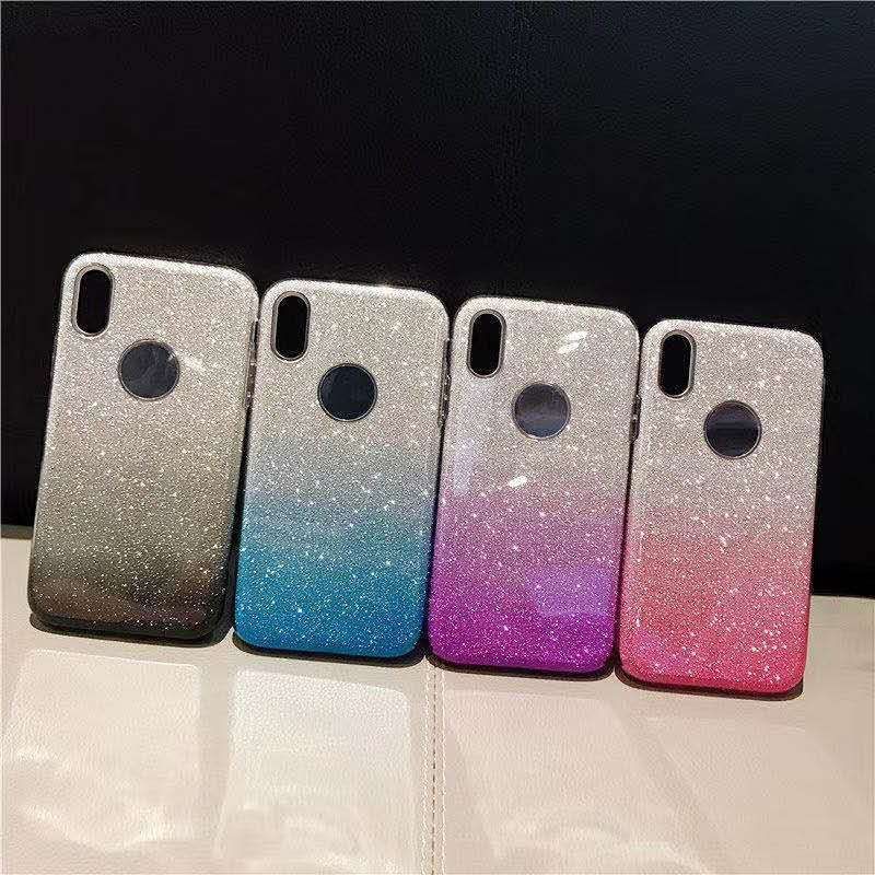 เคสกากเพชรไล่สี Samsung A21S/J7/J7core​/J7prime​/J7 plus /J7pro​/A70​/M11/Note5/Note8​/Note9​